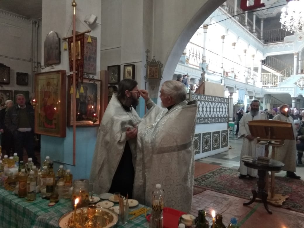 Соборование в Казанском соборе Сызрань. Соборование в никольском храме